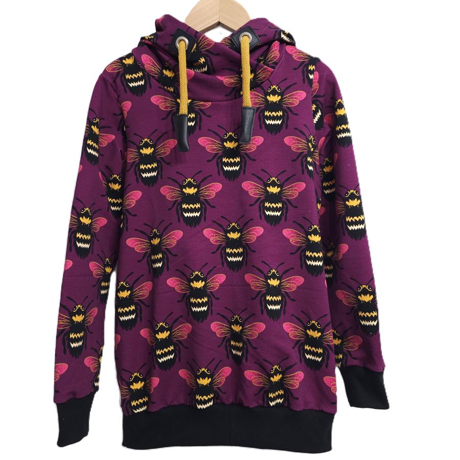 Hoodie [ Damen ] Bumblebee Beere